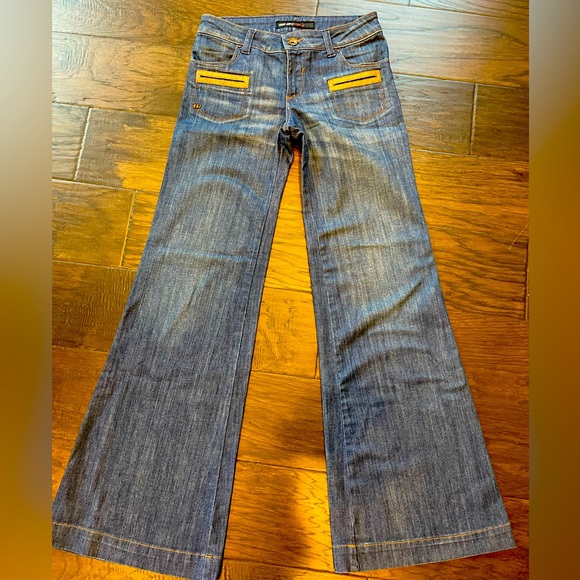 Miss Sixty Denim - ⭐️Miss Sixty diamond blue denim flares with front pockets size 27